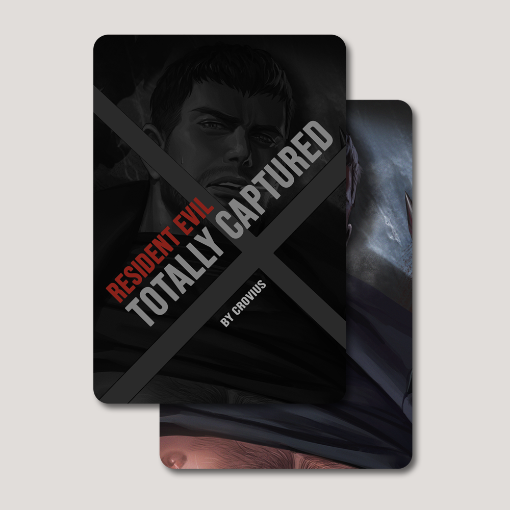 Resident Evil Fanart : Chris Redfield Totally Captured Photocard