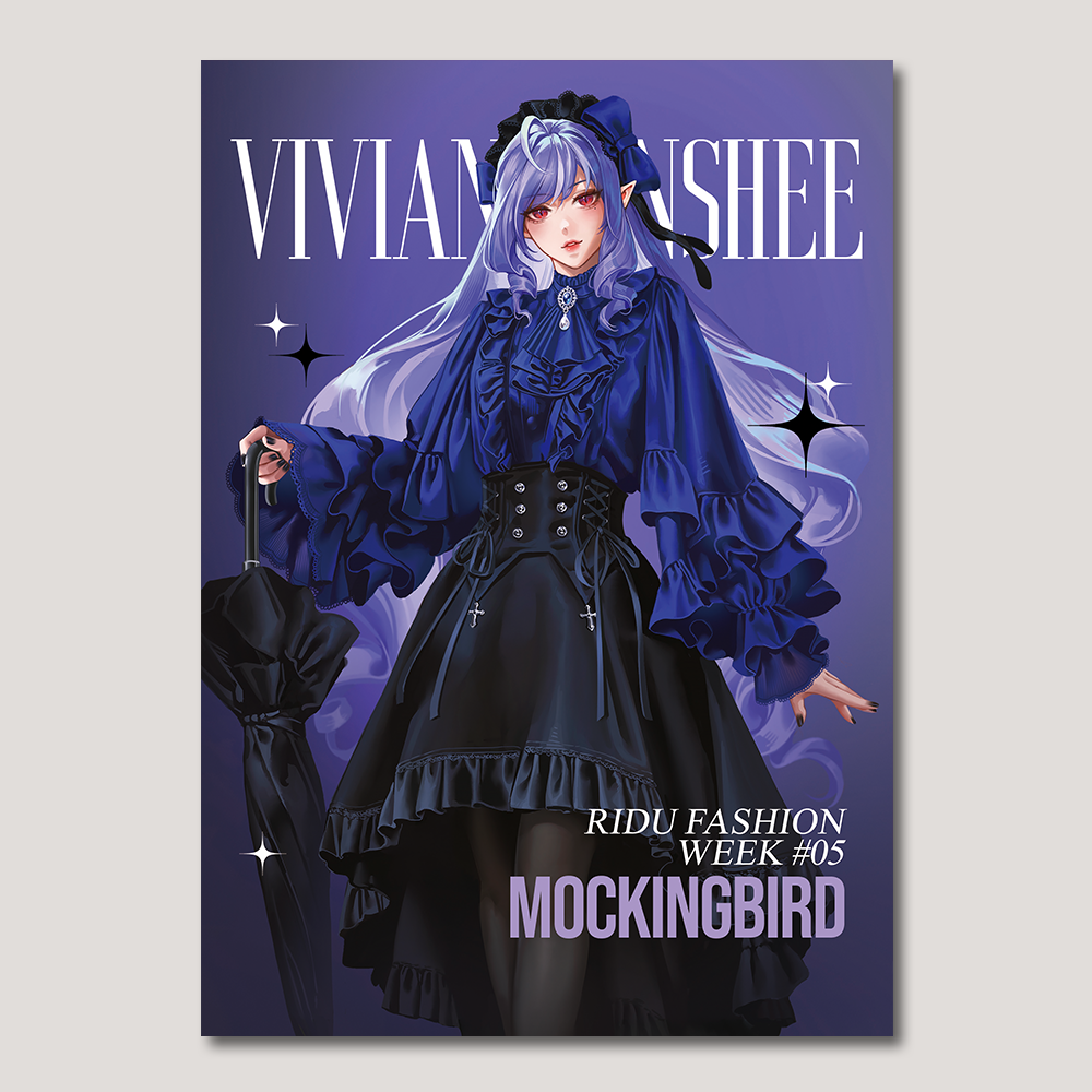 Zenless Zone Zero Fanart: Vivian Banshee Mockingbird Fashion Series Premium A5 Art Print