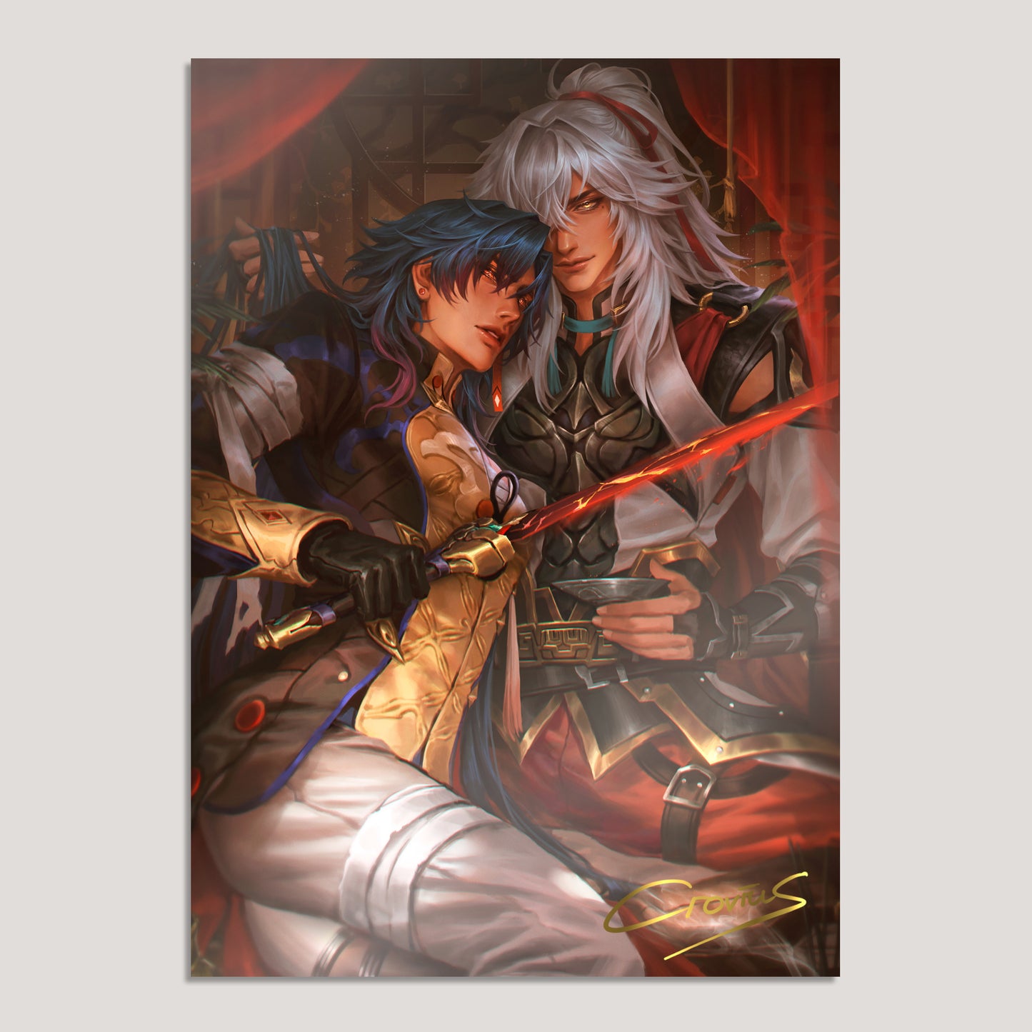 Honkai Star Rail Fanart: Jingren A4 Art Print