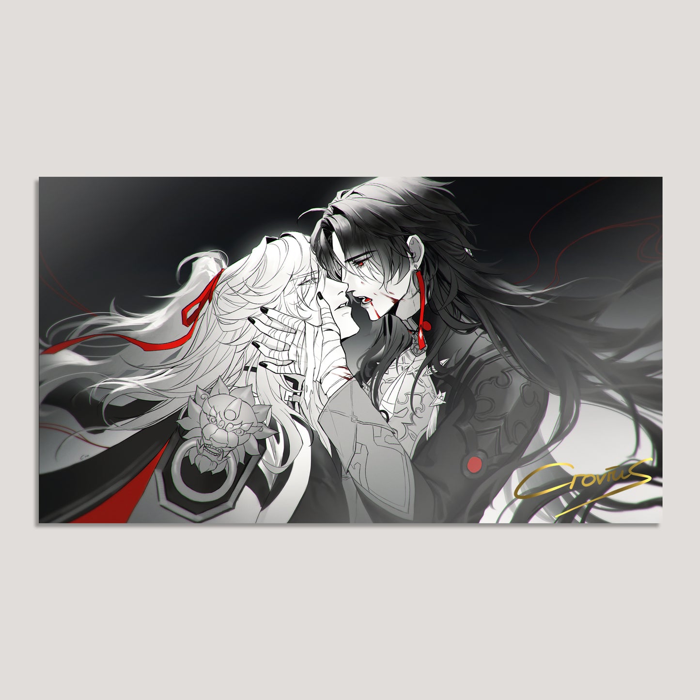 Honkai Star Rail Fanart: Tell Me That You Love Me A4 Art Print