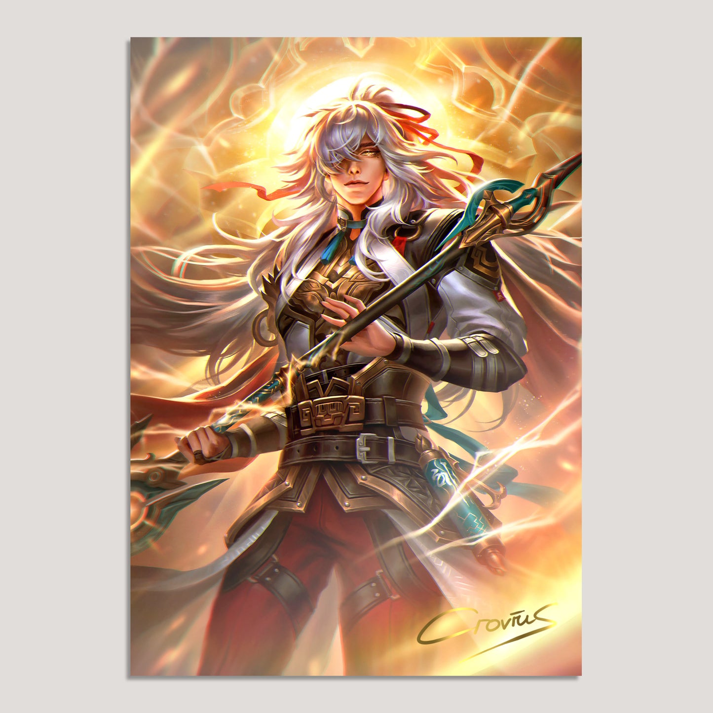 Honkai Star Rail Fanart: Jing Yuan A4 Art Print