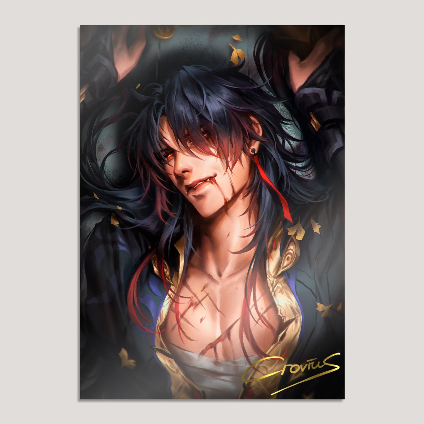 Honkai Star Rail Fanart: Caught You A5 Art Print