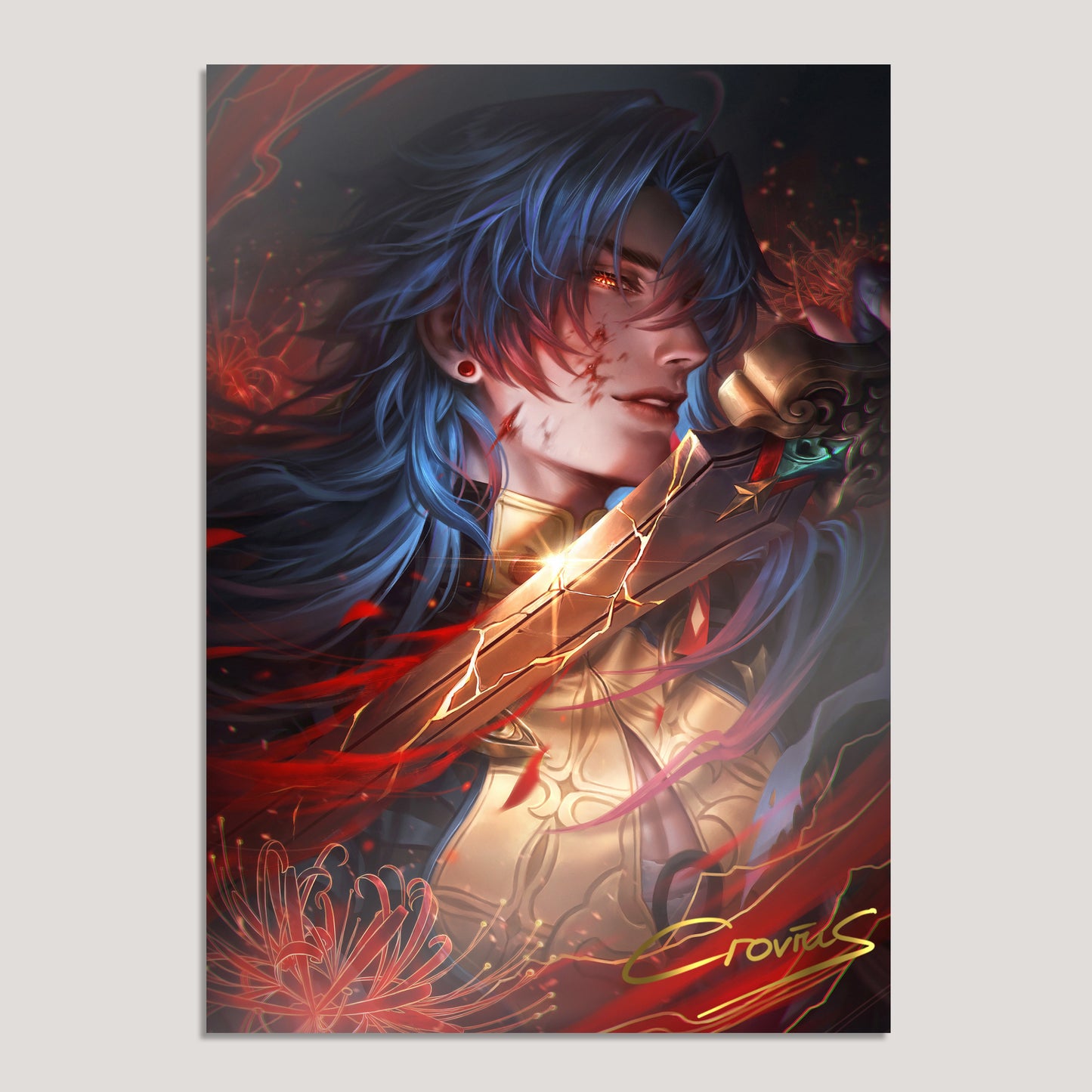 Honkai Star Rail Fanart: Blade A5 Art Print