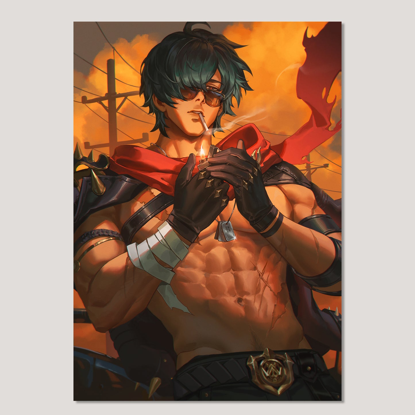 Zenless Zone Zero Fanart: Lighter A5 Art Print