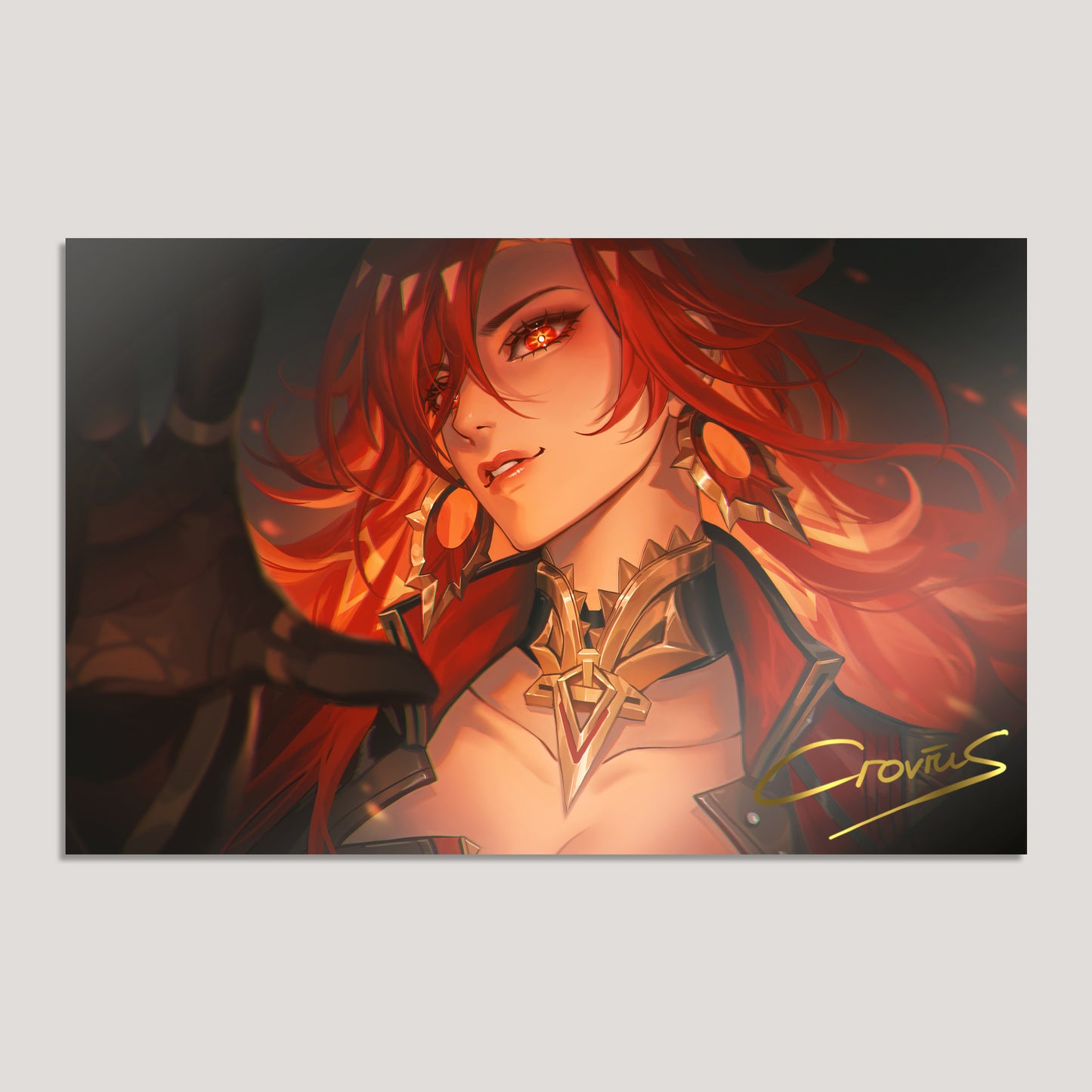 Genshin Impact Fanart: Mavuika A5 Art Print