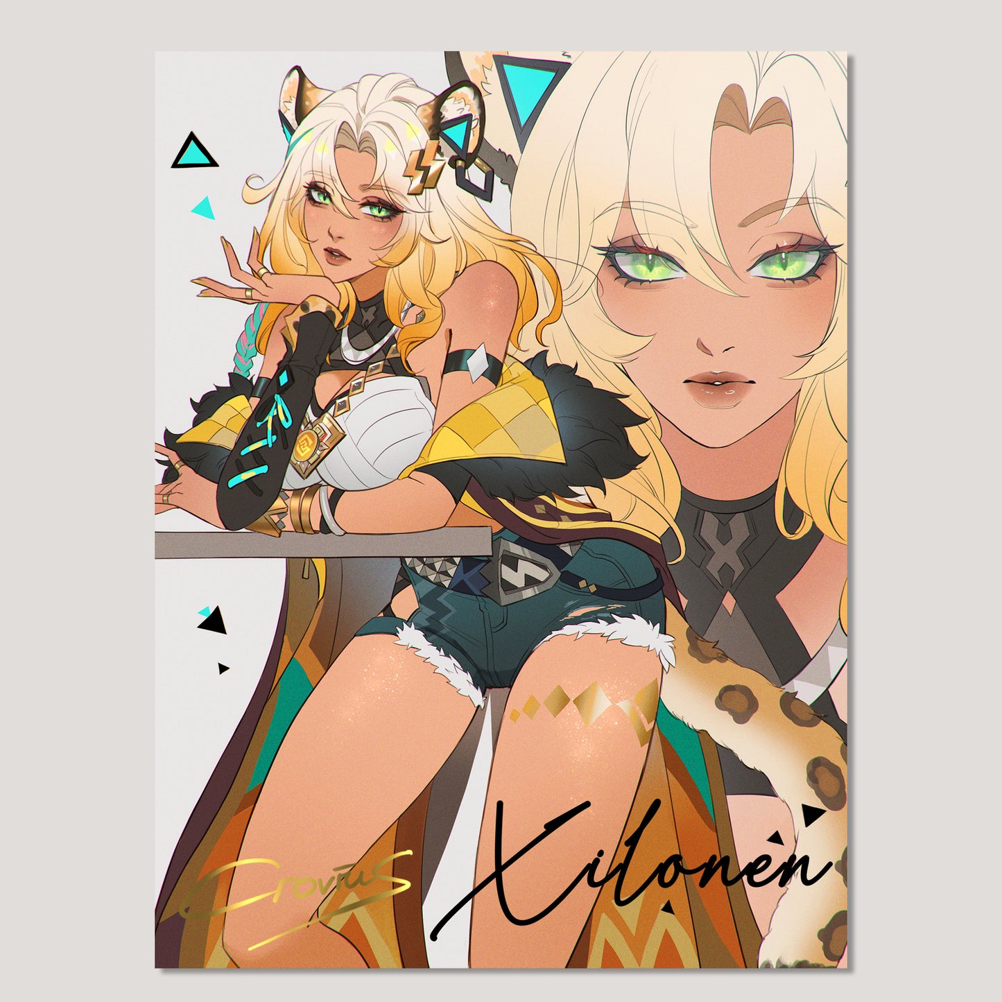 Genshin Impact Fanart: Xilonen A5 Art Print