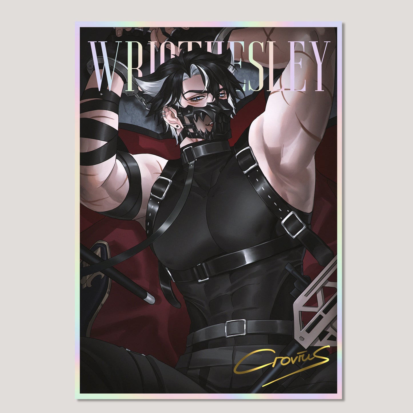 Genshin Impact Fanart: Wriothesley X Series A5 Art Print