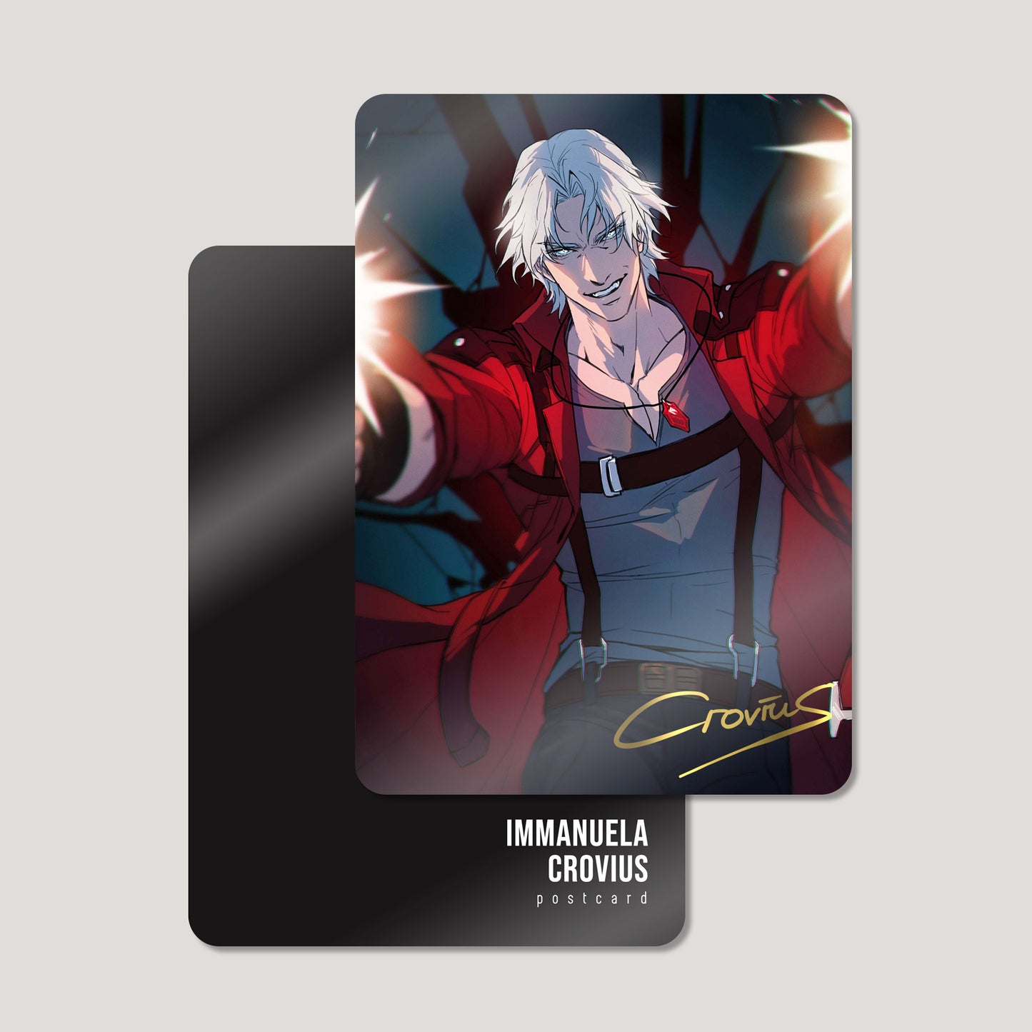 Devil May Cry TV Series Fanart: Let's Rock Postcard