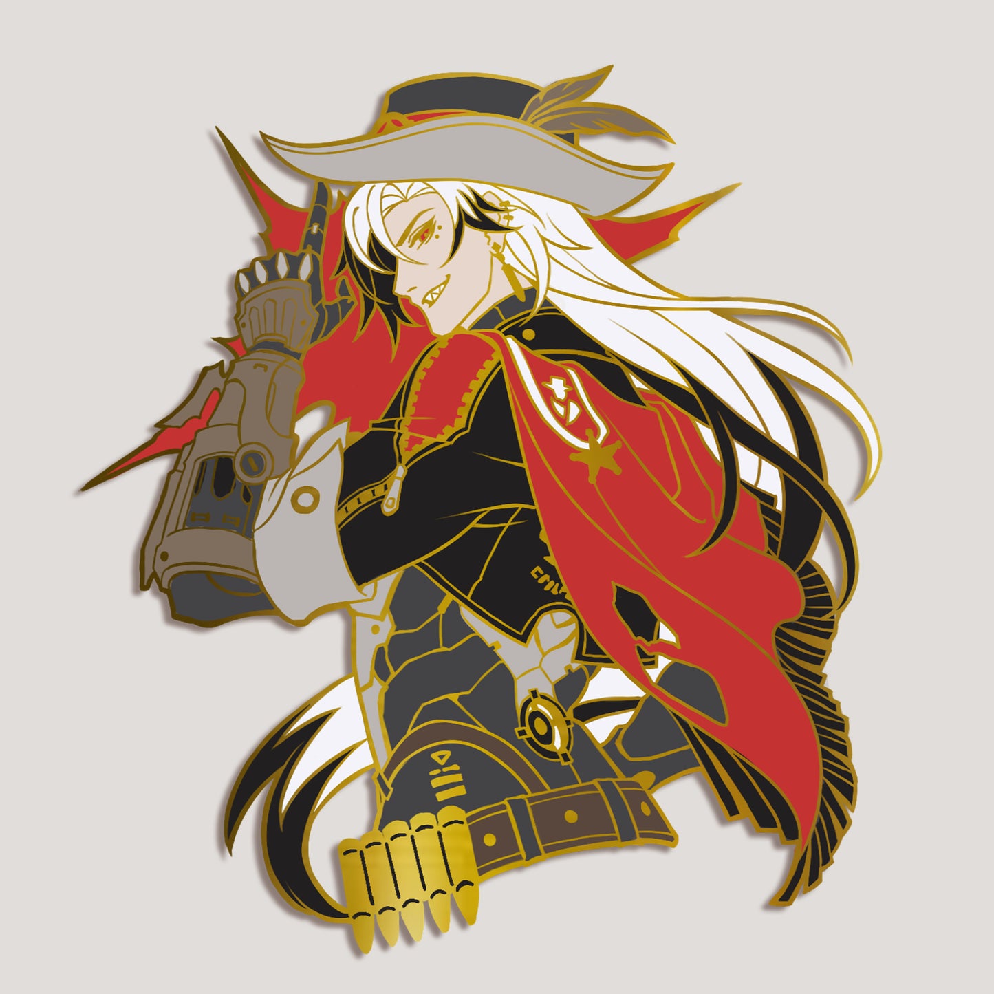 Honkai Star Rail Fanart: Boothill Enamel Pin