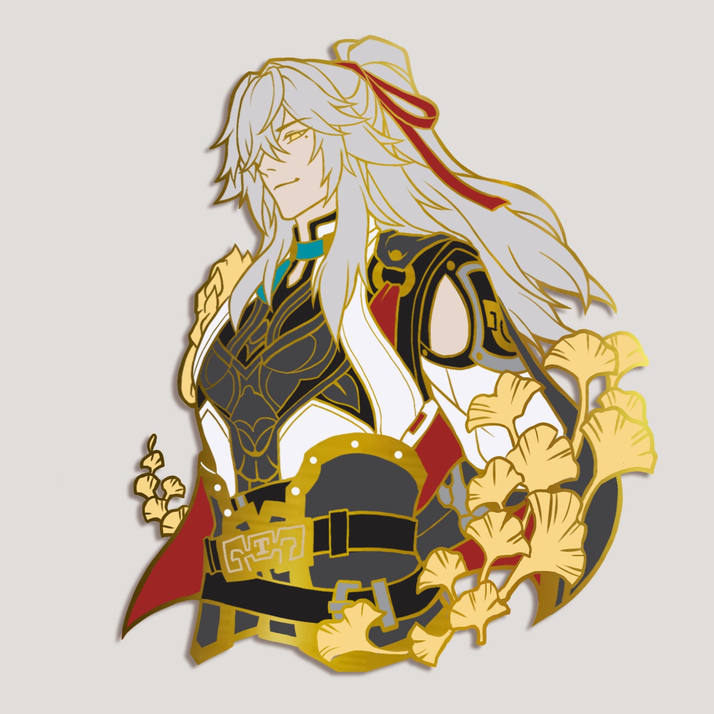 Honkai Star Rail Fanart: Jing Yuan Enamel Pin