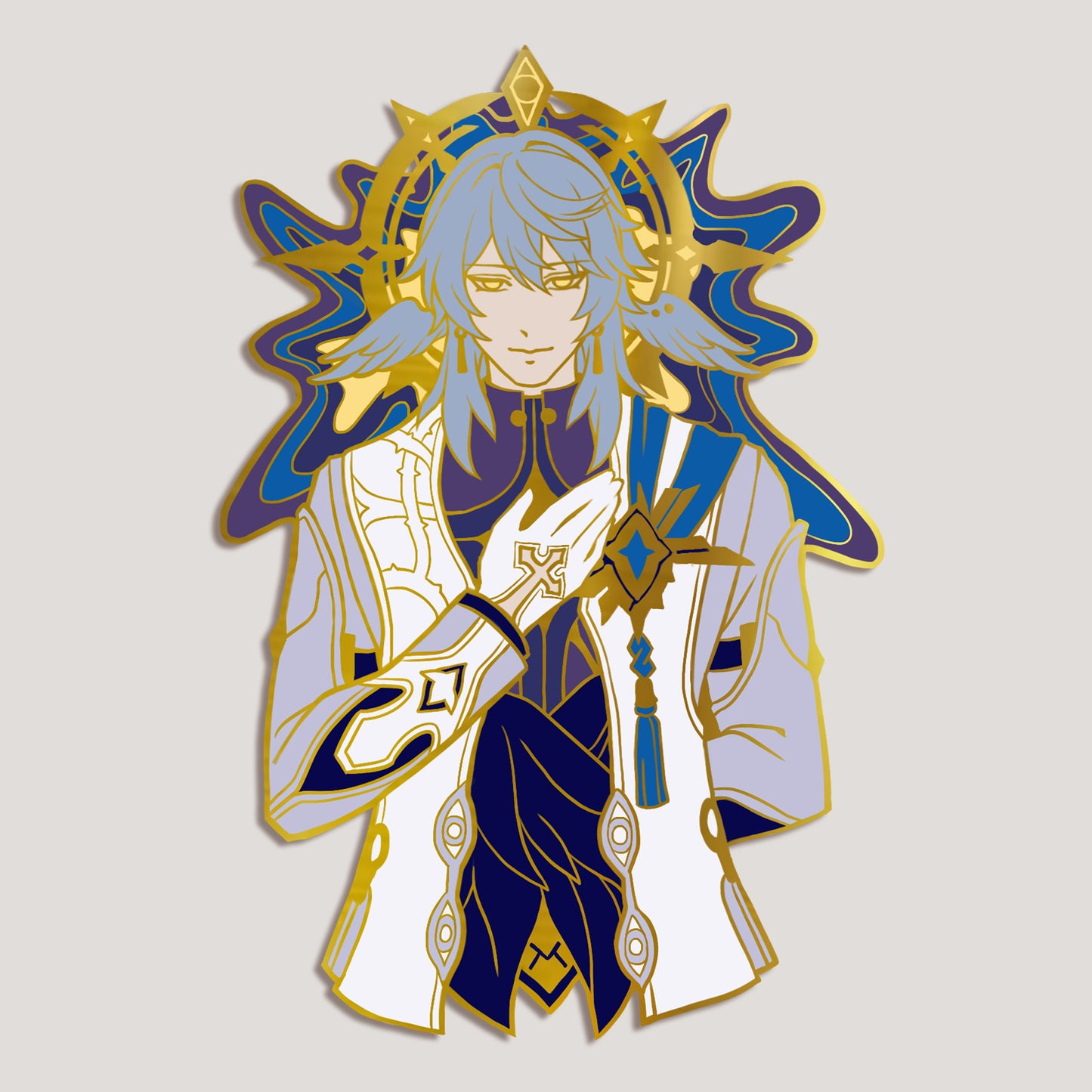 Honkai Star Rail Fanart: Sunday Enamel Pin