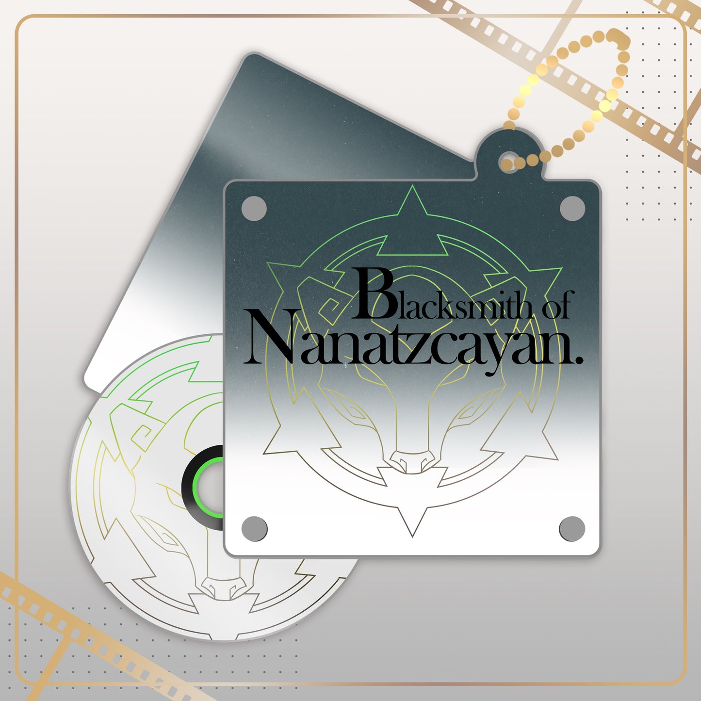 Genshin Impact Fanart: Xilonen CD Keychain