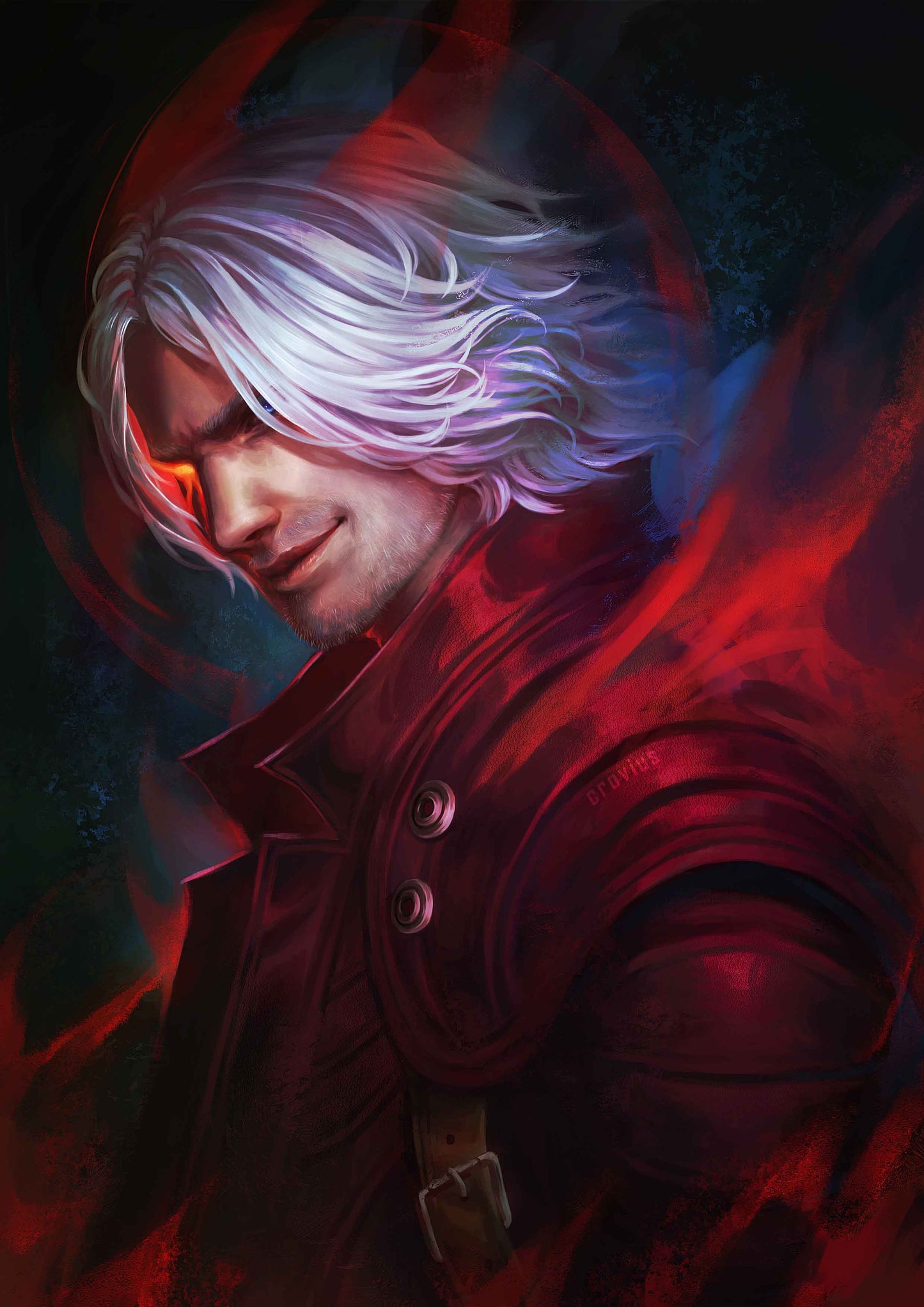 Devil May Cry 5 Fanart: Dante Postcard