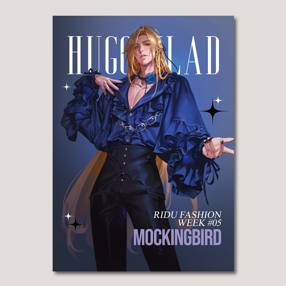 Zenless Zone Zero Fanart:  Hugo Vlad Mockingbird Fashion Series Premium A5 Art Print