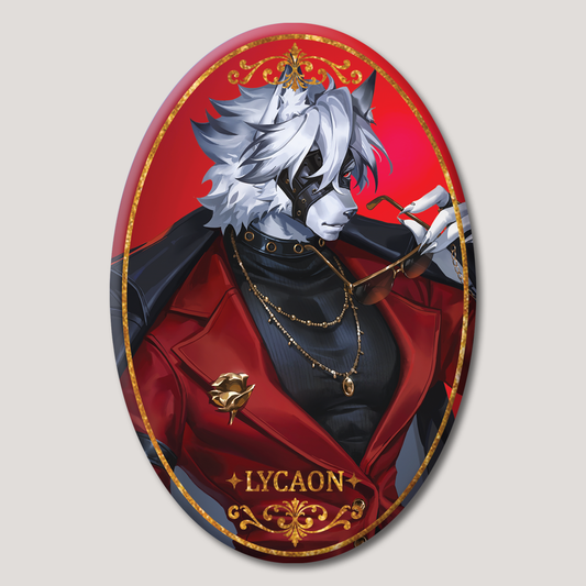 Zenless Zone Zero Fanart: Von Lycaon Mockingbird Fashion Series Oval Badge