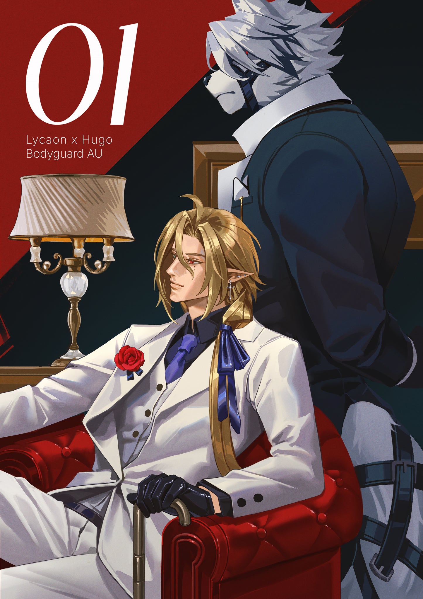 Zenless Zone Zero Fanart: From Time to Time - Lycaon x Hugo Unofficial Mini Poster Book - A5 Tearable