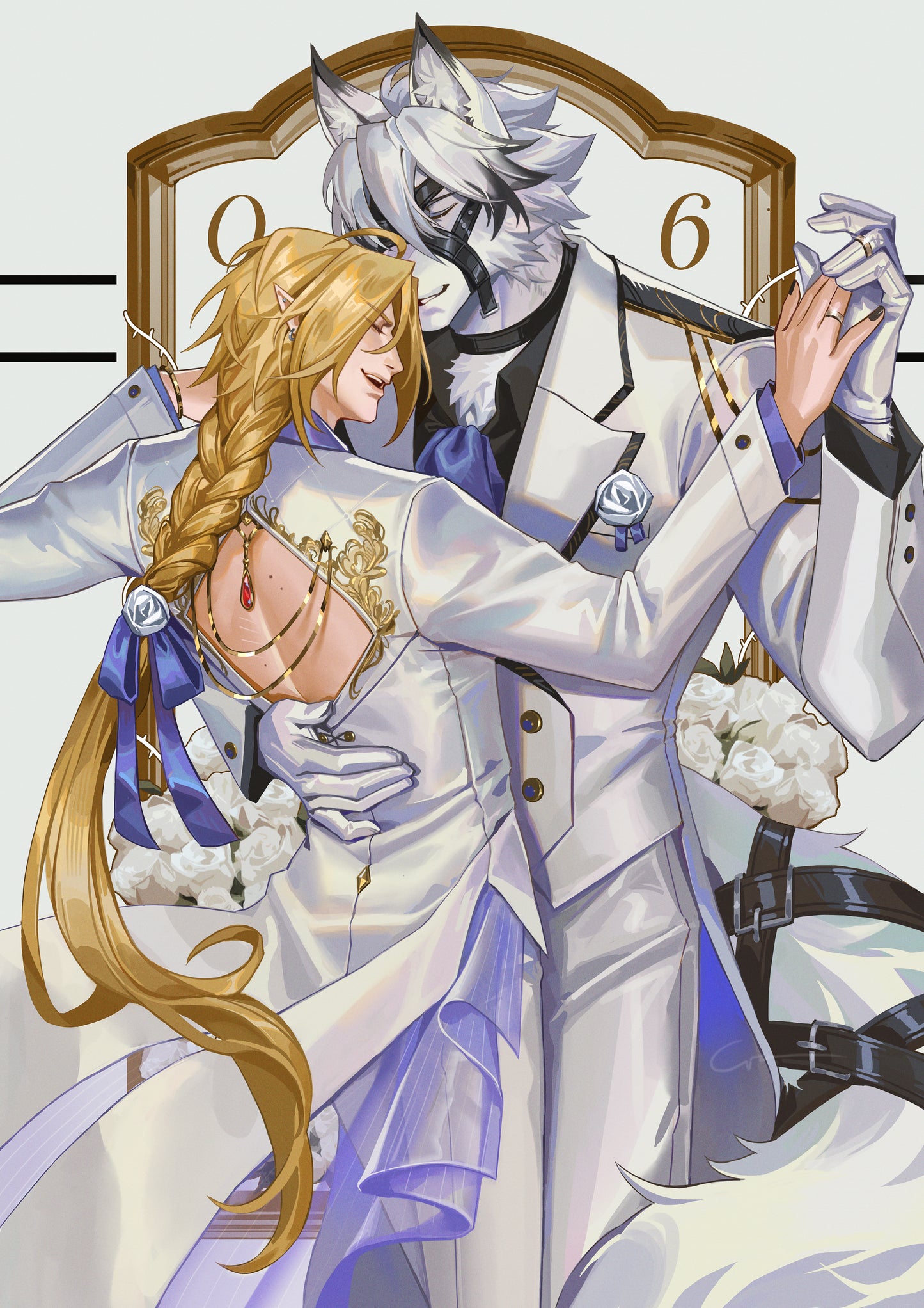 Zenless Zone Zero Fanart: From Time to Time - Lycaon x Hugo Unofficial Mini Poster Book - A5 Tearable