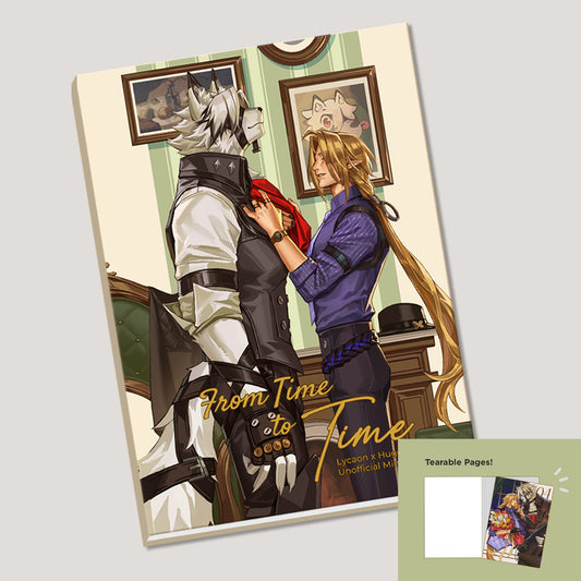Zenless Zone Zero Fanart: From Time to Time - Lycaon x Hugo Unofficial Mini Poster Book - A5 Tearable