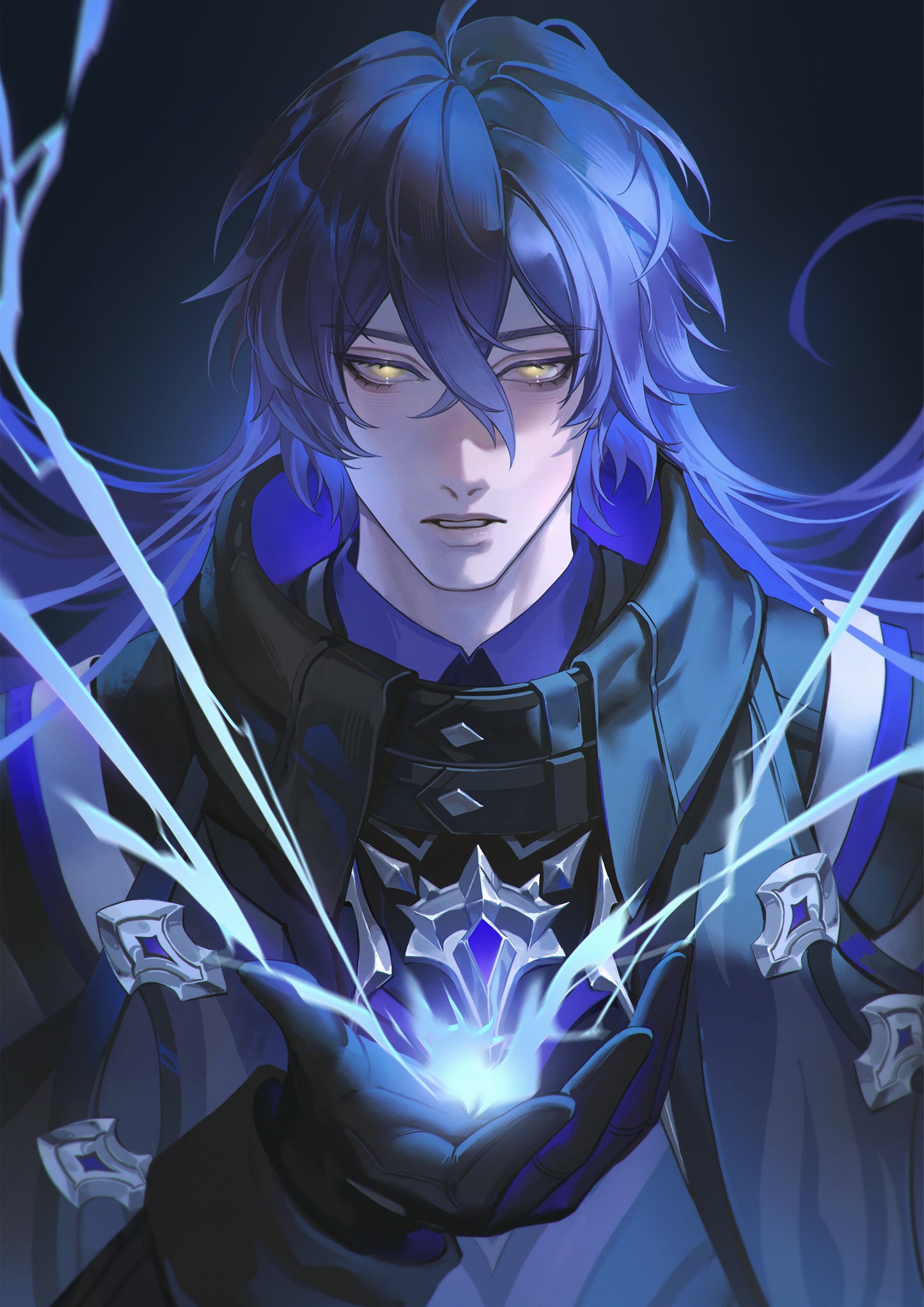 Genshin Impact Fanart: Flins A5 Art Print