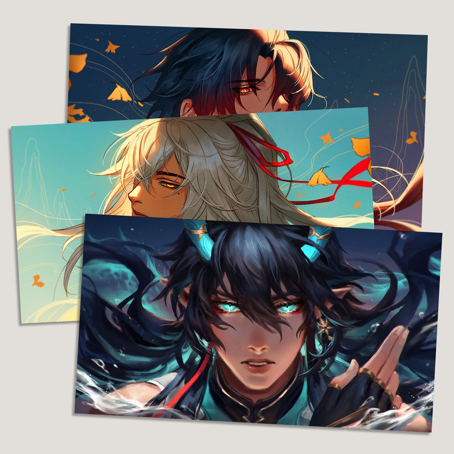 Honkai Star Rail Fanart: Jingrenheng A5 Art Prints Set