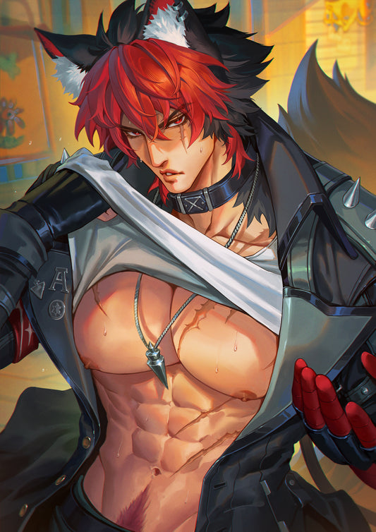 Zenless Zone Zero Fanart: Komano Manato A5 Art Print