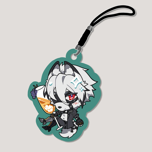 Zenless Zone Zero Fanart: Von Lycaon Champagne Splash Series Phonestrap