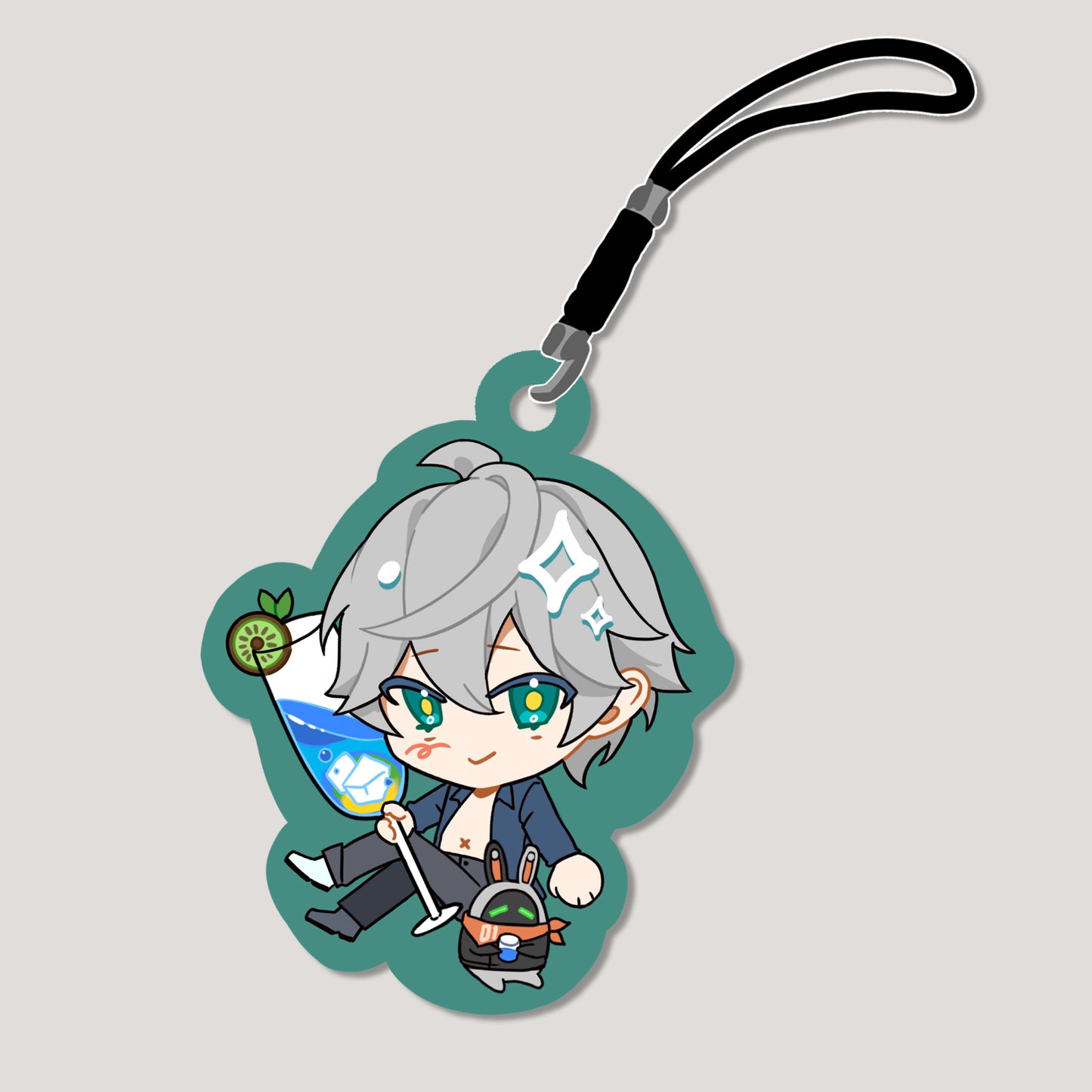 Zenless Zone Zero Fanart: Wise Champagne Splash Series Phonestrap