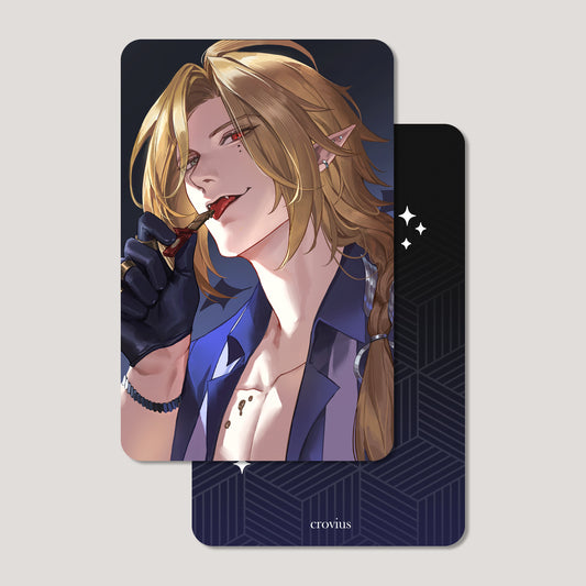 Zenless Zone Zero Fanart: Hugo Vlad Lycahugo Series Photocard