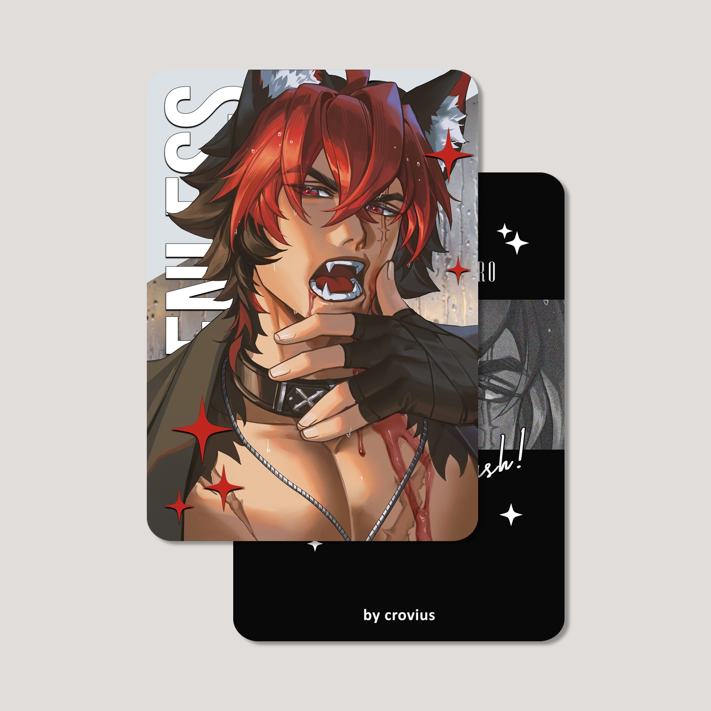 Zenless Zone Zero Fanart: Komano Manato Champagne Splash Series Photocard