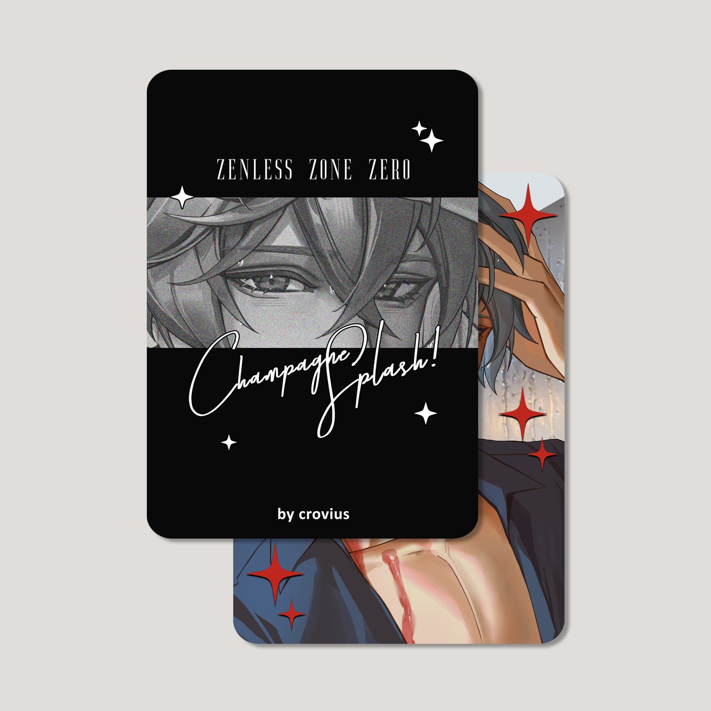 Zenless Zone Zero Fanart: Wise Champagne Splash Series Photocard