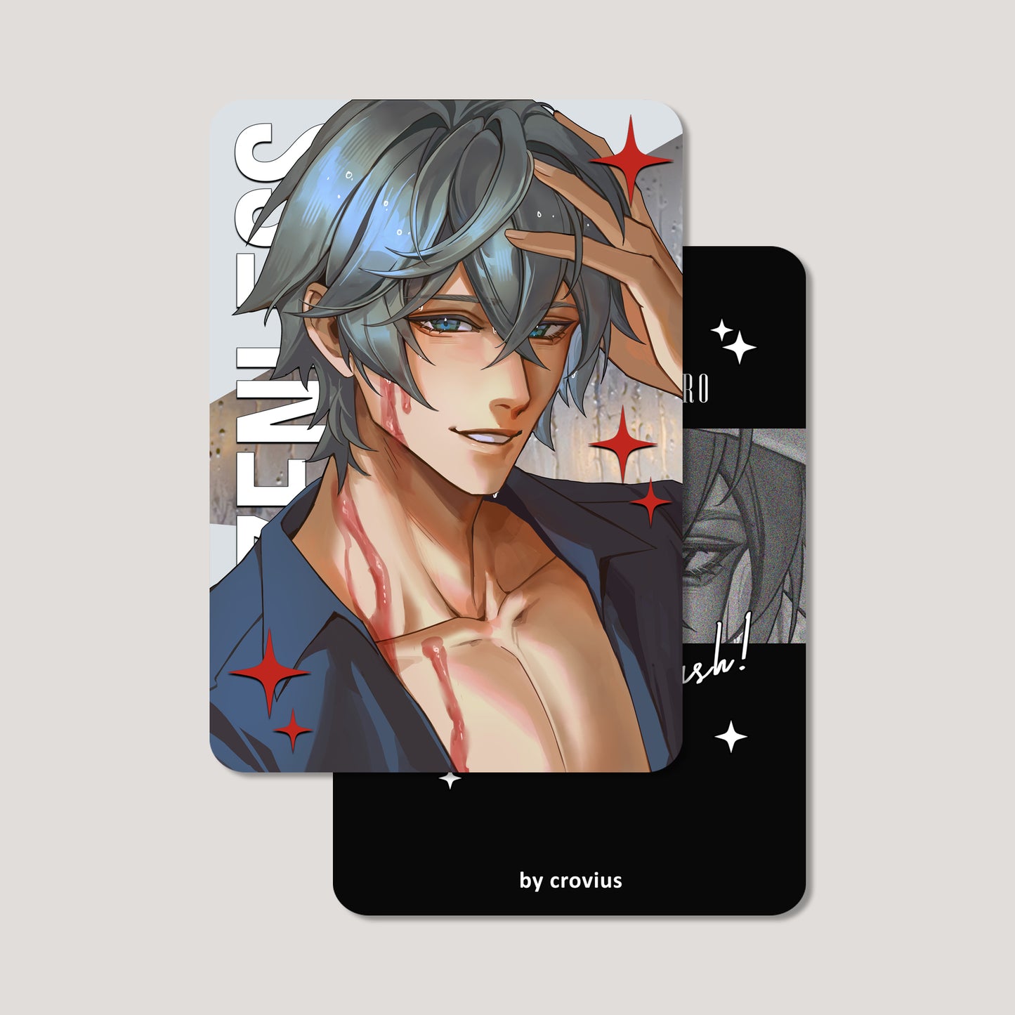 Zenless Zone Zero Fanart: Wise Champagne Splash Series Photocard