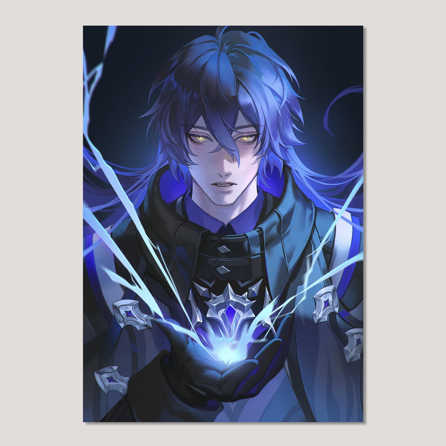 Genshin Impact Fanart: Flins Postcard