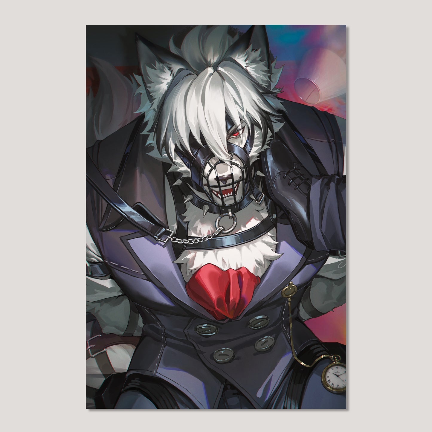 Zenless Zone Zero Fanart: Von Lycaon Holographic Postcard
