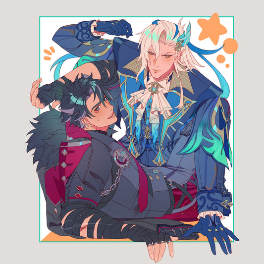 Genshin Impact Fanart: Neuvithesley Totebag