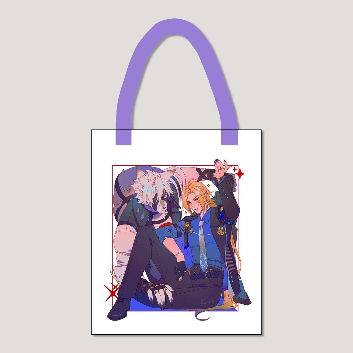 Zenless Zone Zero Fanart: Lycaon x Hugo Collector's Edition Bundle (Book + Standee + Totebag + Photocard)